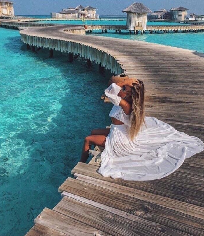 Beach Outfit 2 Pieces White