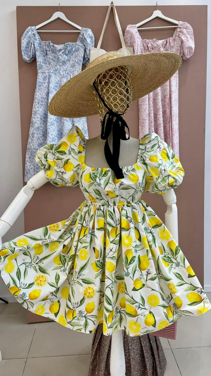 Rochie Positano Limoncello din bumbac - imagine 6