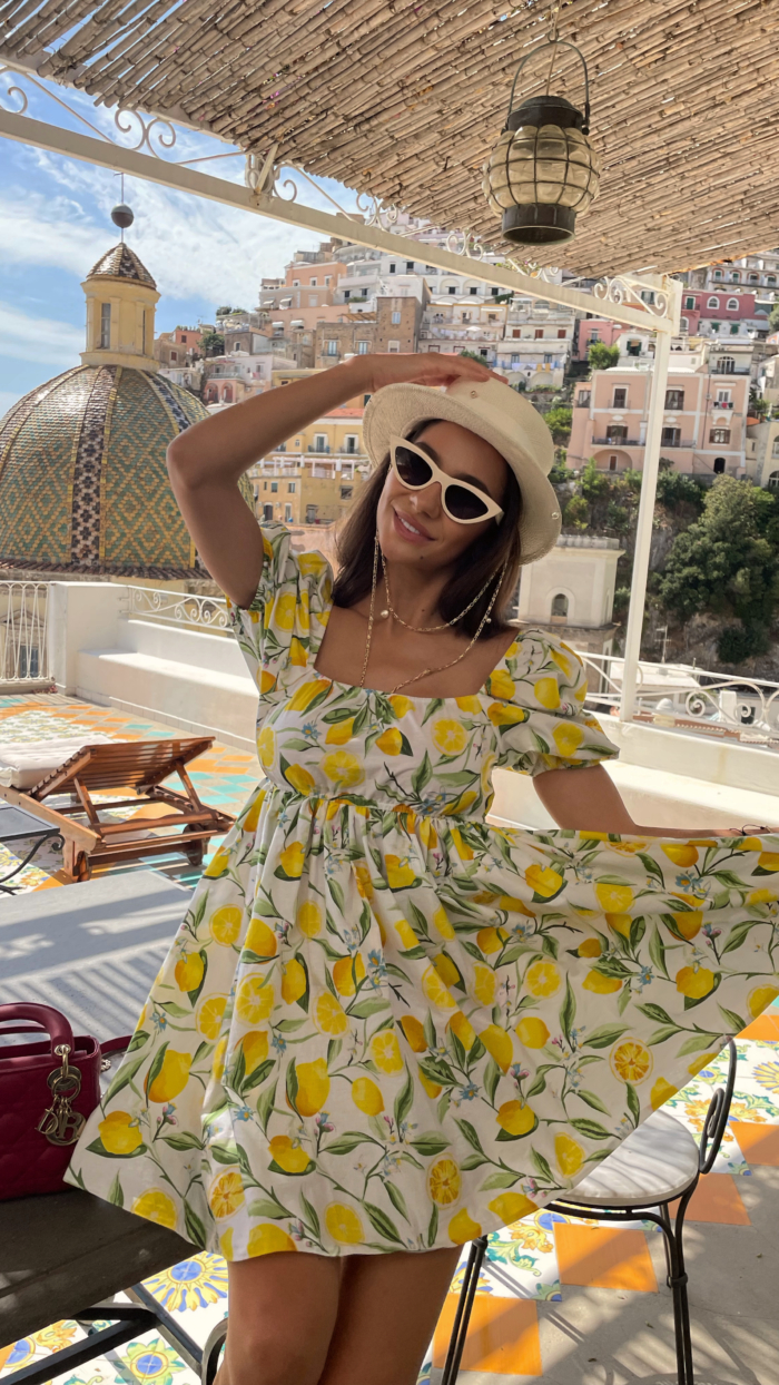 Rochie Positano Limoncello din bumbac - imagine 5