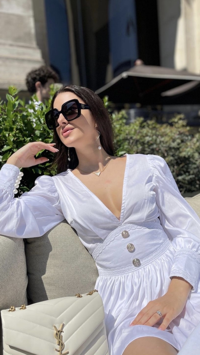 Rochie SnowWhite din saten - imagine 12