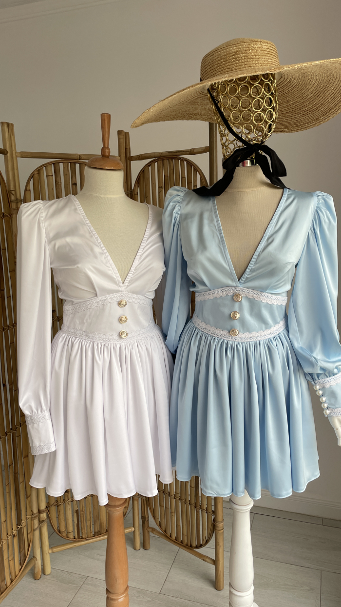 Rochie Belle din saten - imagine 12