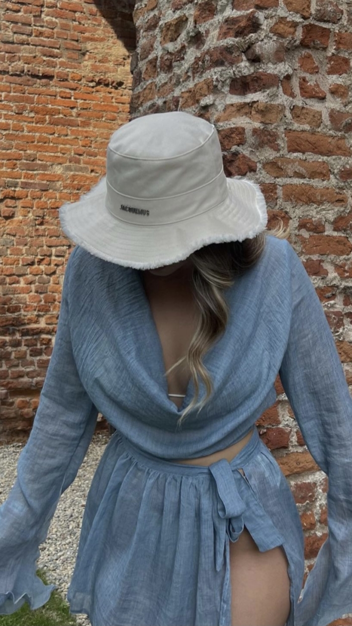 Set de plaja Blue Grey din mix de in - imagine 11