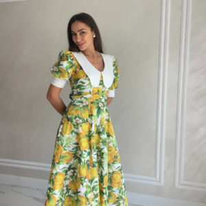 Rochie Midi din Bumbac Organic Lamai