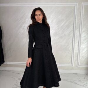 Rochie Margot Tweed Black